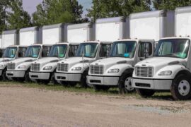 2017 Used Box Trucks 26 Footers Line Up